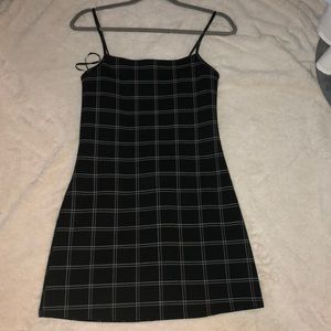 PLAID SLIP DRESS
